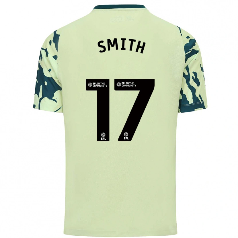 Danxen Mulher Camisola Hollie Smith #17 Verde Escuro Alternativa 2025/26 Camisa