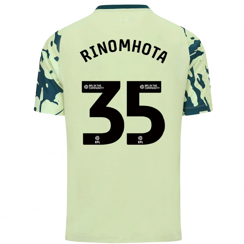 Danxen Mulher Camisola Andy Rinomhota #35 Verde Escuro Alternativa 2025/26 Camisa
