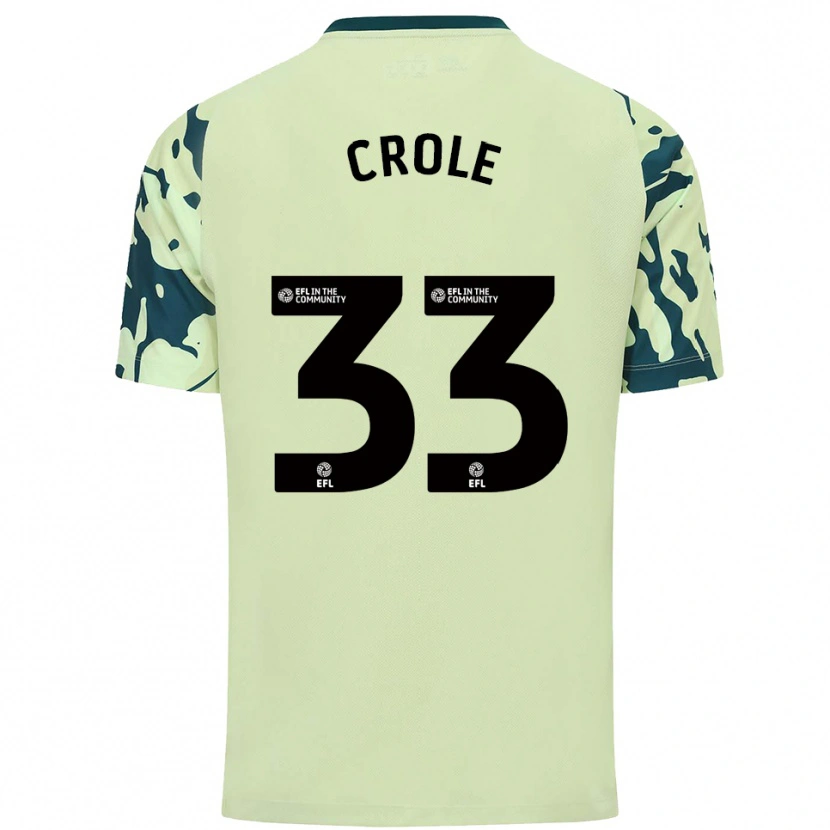 Danxen Mulher Camisola James Crole #33 Verde Escuro Alternativa 2025/26 Camisa