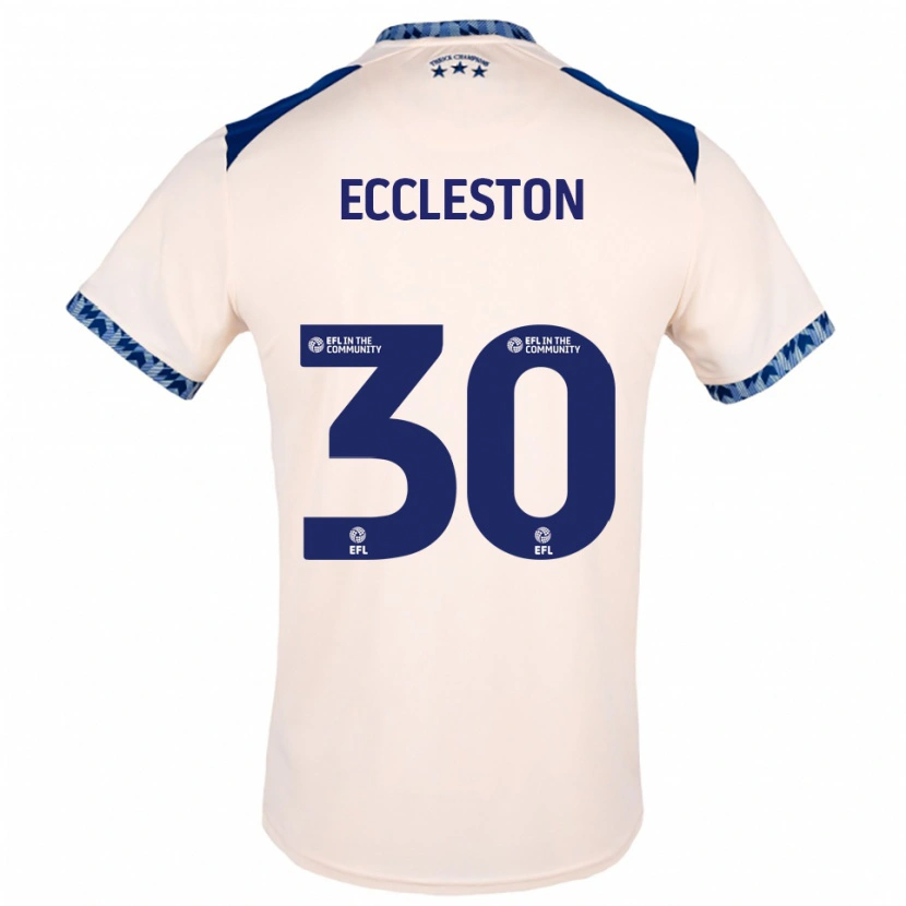 Danxen Mulher Camisola Neo Eccleston #30 Branco Sujo Azul Marinho Alternativa 2025/26 Camisa
