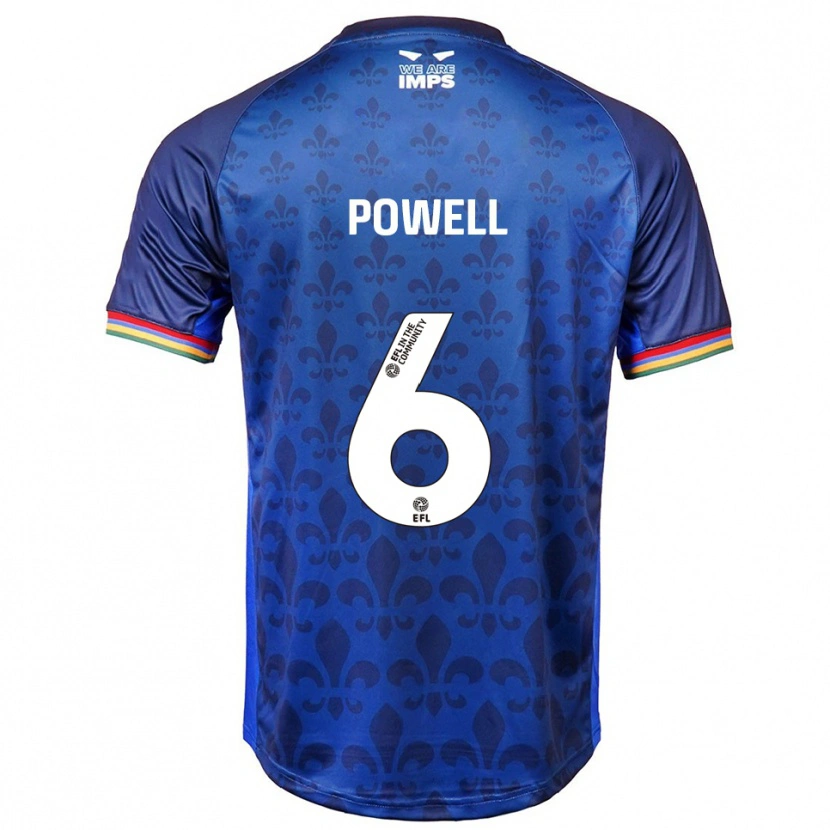 Danxen Mulher Camisola Darryl Powell #6 Azul Marinho Alternativa 2025/26 Camisa