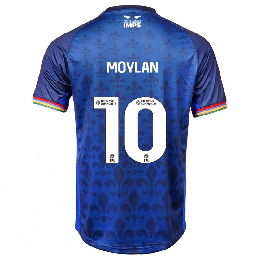 Danxen Mulher Camisola Jack Moylan #10 Azul Marinho Alternativa 2025/26 Camisa
