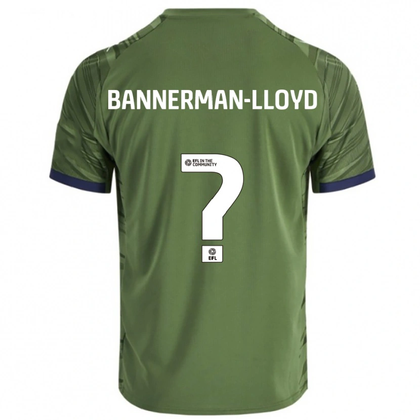 Danxen Mulher Camisola Macey Bannerman-Lloyd #0 Verde Branco Alternativa 2025/26 Camisa