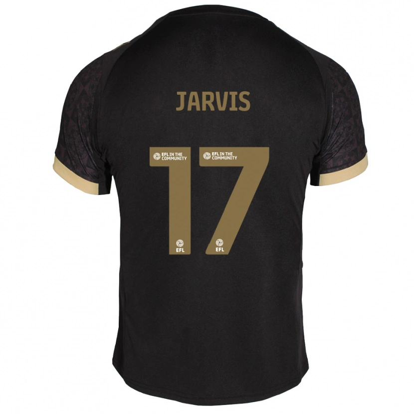 Danxen Mulher Camisola Lulu Jarvis #17 Preto Dourado Alternativa 2025/26 Camisa