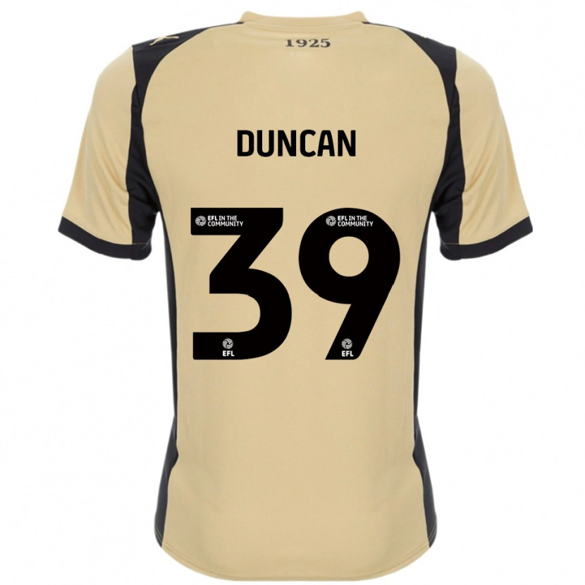 Danxen Mulher Camisola Harrison Duncan #39 Dourado Preto Alternativa 2025/26 Camisa