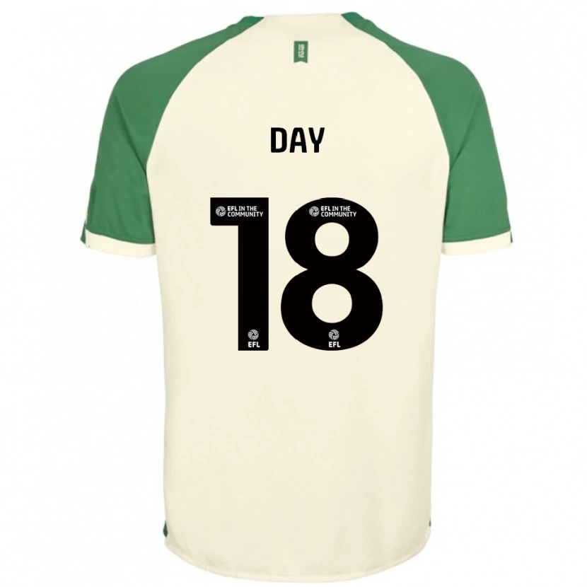 Danxen Mulher Camisola Niamh Day #18 Branco Sujo Verde Alternativa 2025/26 Camisa
