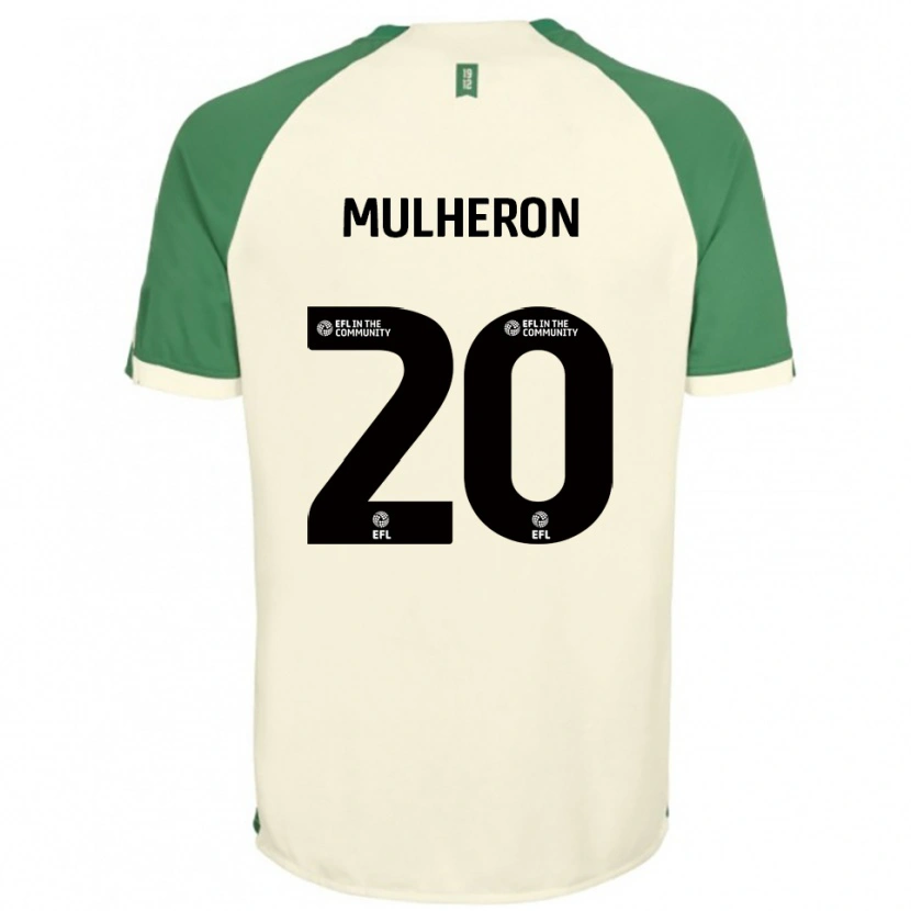 Danxen Mulher Camisola Bronwyn Mulheron #20 Branco Sujo Verde Alternativa 2025/26 Camisa
