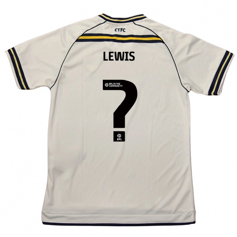 Danxen Mulher Camisola Eddie Lewis #0 Branco Azul Marinho Alternativa 2025/26 Camisa