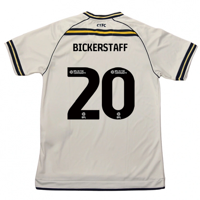 Danxen Mulher Camisola Jake Bickerstaff #20 Branco Azul Marinho Alternativa 2025/26 Camisa
