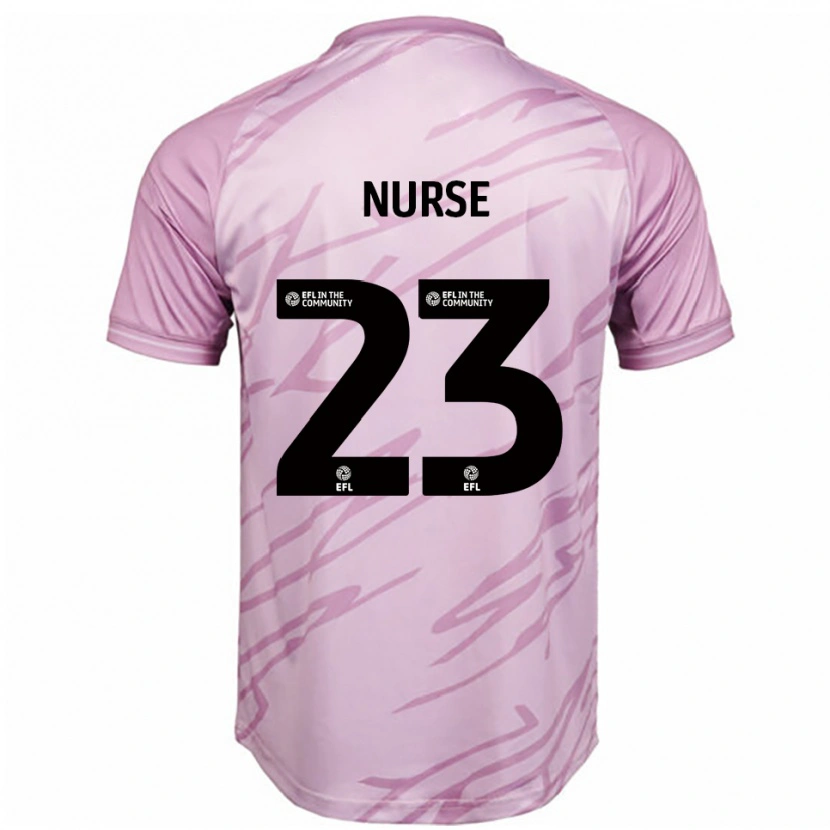 Danxen Mulher Camisola George Nurse #23 Rosa Preto Alternativa 2025/26 Camisa