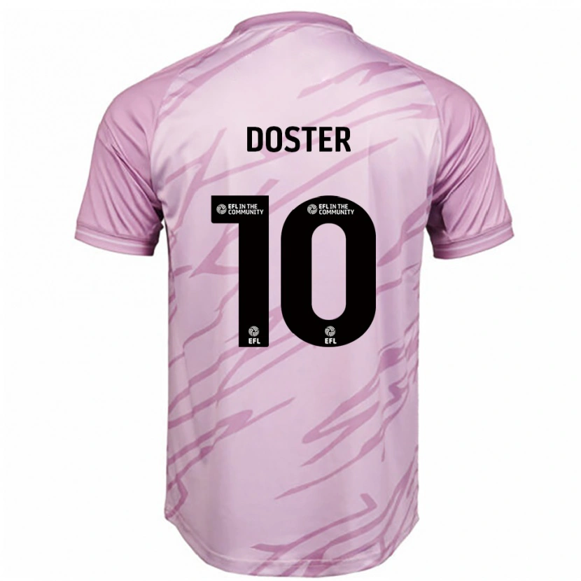 Danxen Mulher Camisola Katie Doster #10 Rosa Preto Alternativa 2025/26 Camisa