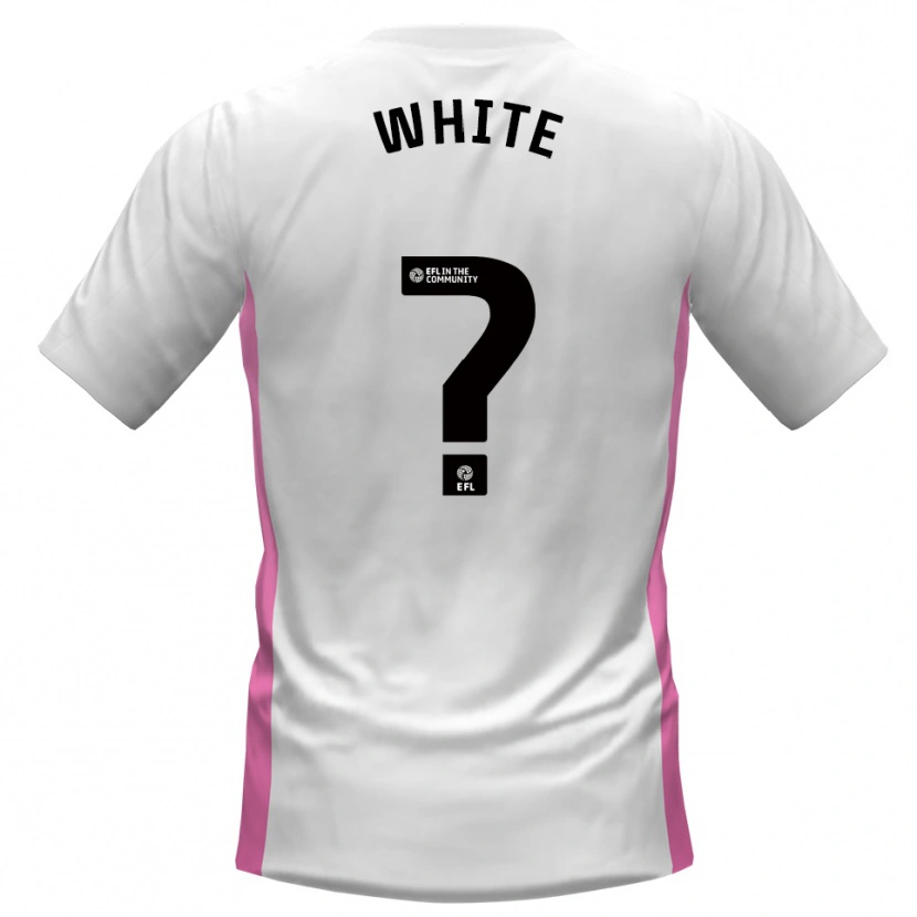 Danxen Mulher Camisola Bobbie White #0 Branco Vermelho Alternativa 2025/26 Camisa