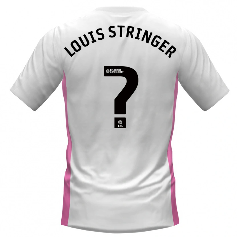 Danxen Mulher Camisola Ashton Louis Stringer #0 Branco Vermelho Alternativa 2025/26 Camisa