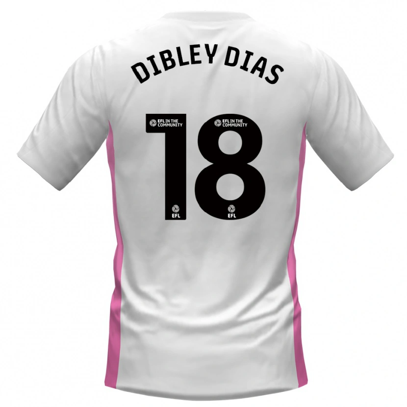 Danxen Mulher Camisola Matt Dibley-Dias #18 Branco Vermelho Alternativa 2025/26 Camisa