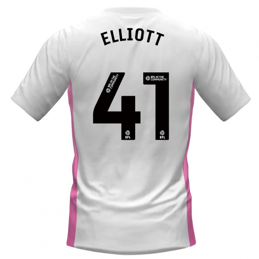 Danxen Mulher Camisola Gunner Elliott #41 Branco Vermelho Alternativa 2025/26 Camisa