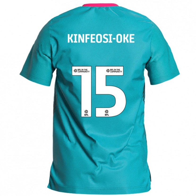 Danxen Mulher Camisola Tioluwanimofe Kinfeosi-Oke #15 Azul Celeste Rosa Alternativa 2025/26 Camisa
