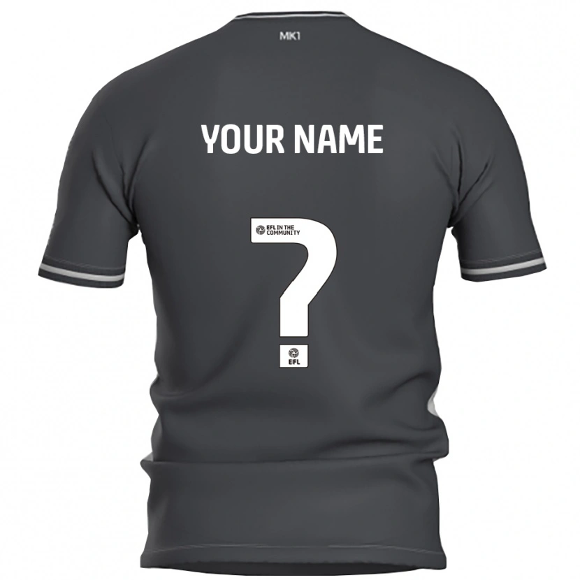 Danxen Mulher Camisola Seu Nome #0 Cinza Prata Alternativa 2025/26 Camisa