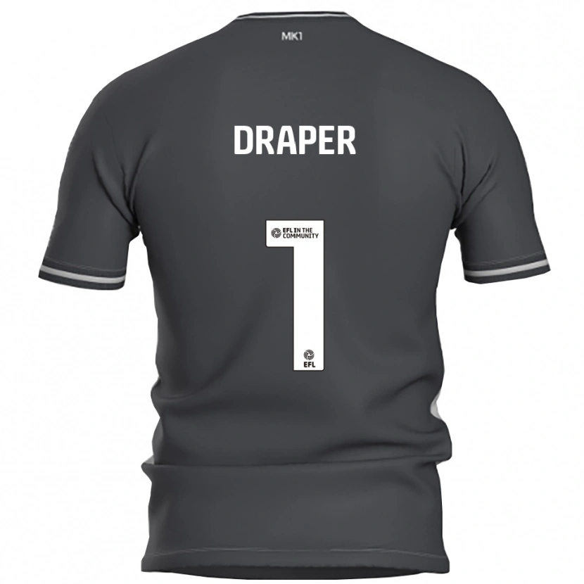 Danxen Mulher Camisola Anna Draper #1 Cinza Prata Alternativa 2025/26 Camisa