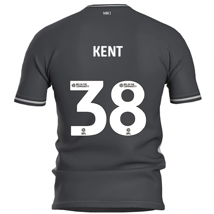 Danxen Mulher Camisola Isabelle Kent #38 Cinza Prata Alternativa 2025/26 Camisa