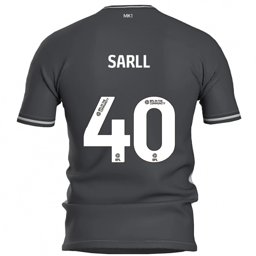 Danxen Mulher Camisola Amelie Sarll #40 Cinza Prata Alternativa 2025/26 Camisa