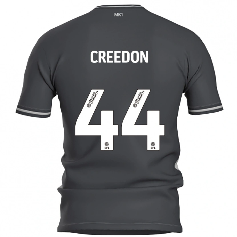 Danxen Mulher Camisola Erin Creedon #44 Cinza Prata Alternativa 2025/26 Camisa