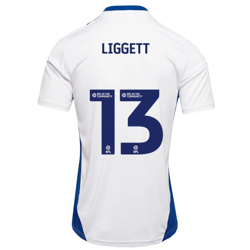Danxen Mulher Camisola Lacy Liggett #13 Branco Azul Alternativa 2025/26 Camisa