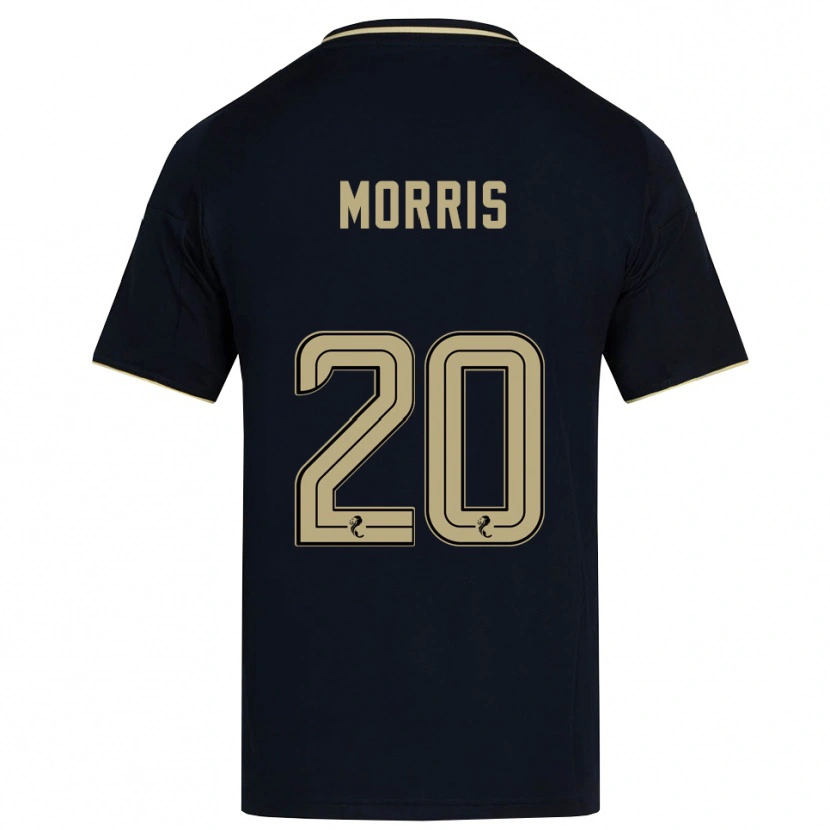 Danxen Mulher Camisola Shayden Morris #20 Azul Marinho Dourado Alternativa 2025/26 Camisa