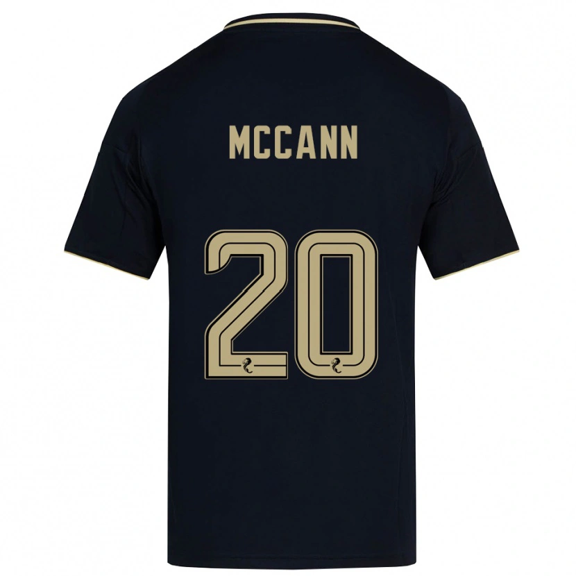 Danxen Mulher Camisola Annalisa Mccann #20 Azul Marinho Dourado Alternativa 2025/26 Camisa