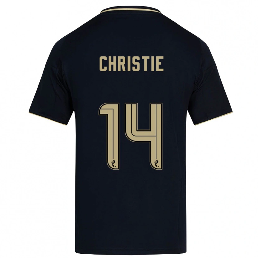 Danxen Mulher Camisola Mya Christie #14 Azul Marinho Dourado Alternativa 2025/26 Camisa