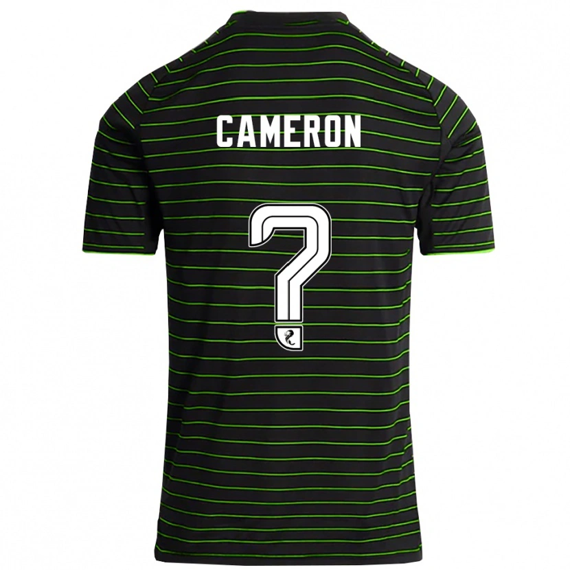 Danxen Mulher Camisola Jacob Cameron #0 Preto Verde Alternativa 2025/26 Camisa
