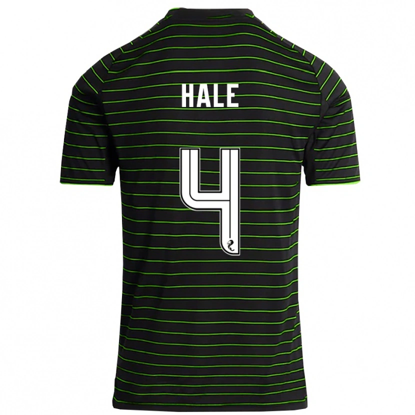 Danxen Mulher Camisola Finlay Hale #4 Preto Verde Alternativa 2025/26 Camisa