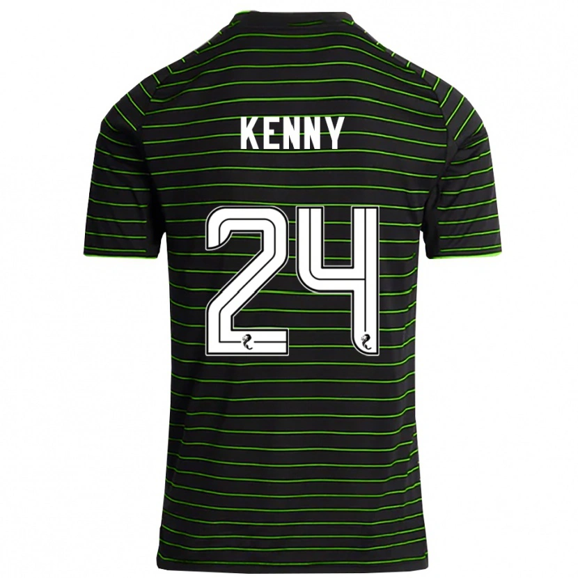 Danxen Mulher Camisola Johnny Kenny #24 Preto Verde Alternativa 2025/26 Camisa