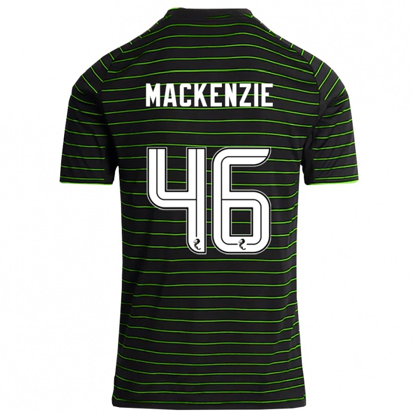 Danxen Mulher Camisola Magnus Mackenzie #46 Preto Verde Alternativa 2025/26 Camisa