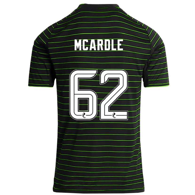 Danxen Mulher Camisola Sean Mcardle #62 Preto Verde Alternativa 2025/26 Camisa