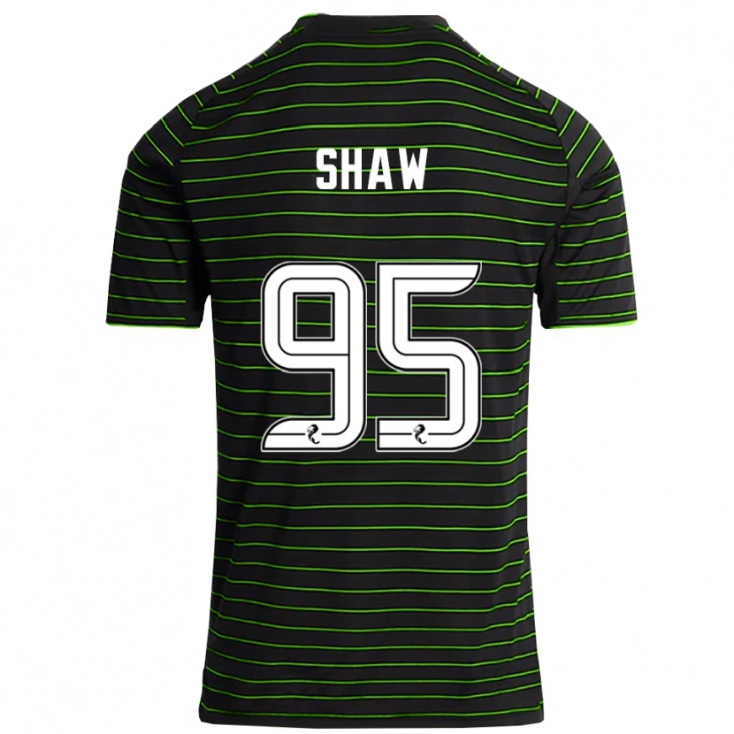 Danxen Mulher Camisola Corey Shaw #95 Preto Verde Alternativa 2025/26 Camisa