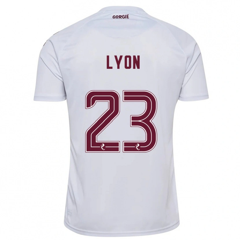 Danxen Mulher Camisola Jack Lyon #23 Branco Vinho Alternativa 2025/26 Camisa