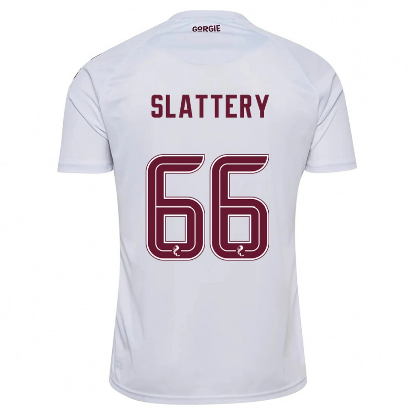 Danxen Mulher Camisola Jenna Slattery #66 Branco Vinho Alternativa 2025/26 Camisa
