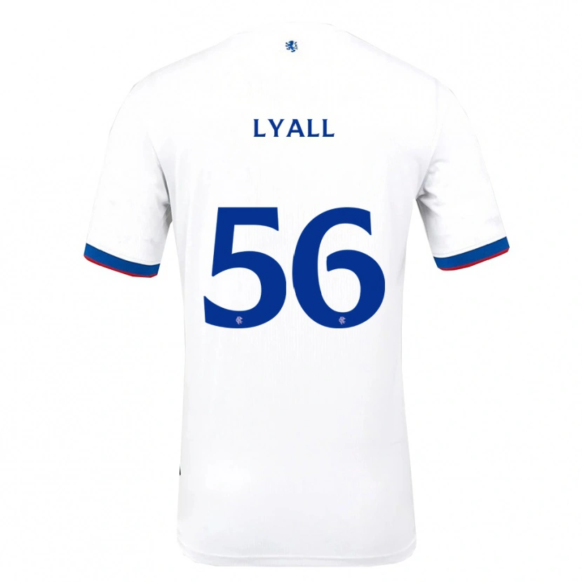 Danxen Mulher Camisola Arron Lyall #56 Branco Vermelho Azul Alternativa 2025/26 Camisa
