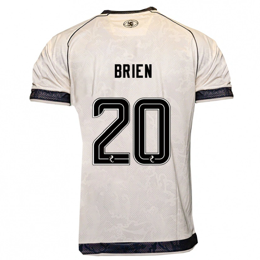 Danxen Mulher Camisola Freya Brien #20 Branco Preto Alternativa 2025/26 Camisa