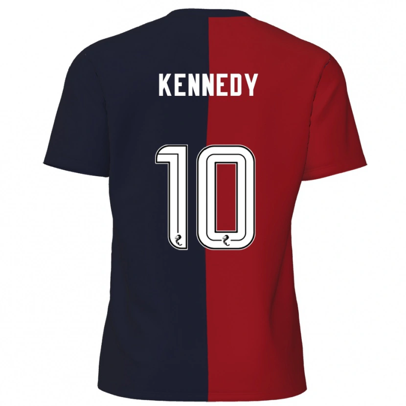 Danxen Mulher Camisola Matty Kennedy #10 Vermelho Azul Marinho Alternativa 2025/26 Camisa