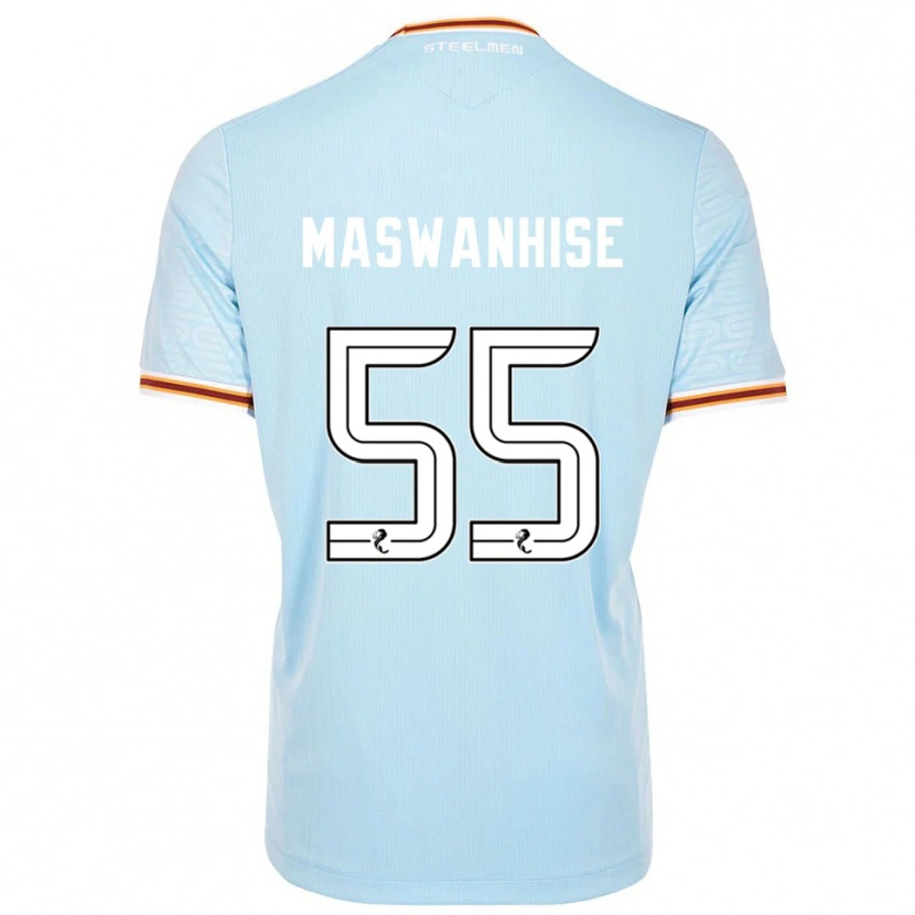 Danxen Mulher Camisola Tawanda Maswanhise #55 Azul Celeste Alternativa 2025/26 Camisa