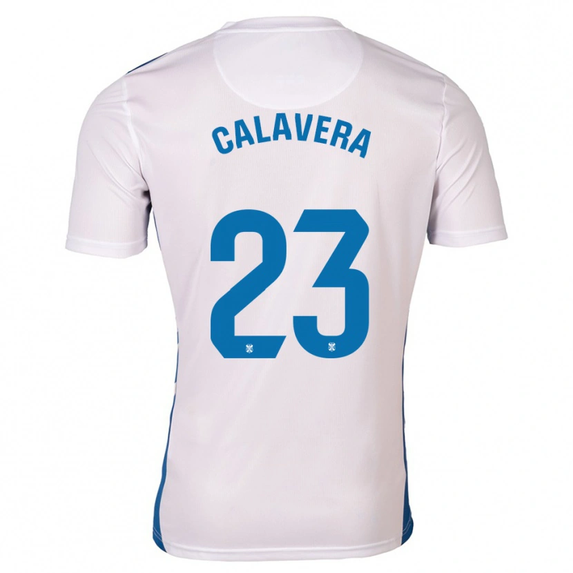 Danxen Criança Camisola Josep Calavera #23 Branco Azul Principal 2025/26 Camisa