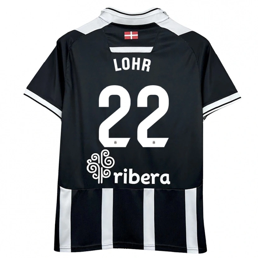 Danxen Criança Camisola Luca Lohr #22 Preto Branco Principal 2025/26 Camisa