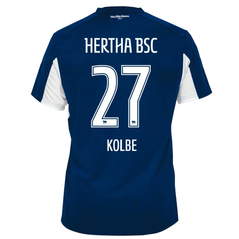 Danxen Criança Camisola Niklas Kolbe #27 Branco Azul Principal 2025/26 Camisa