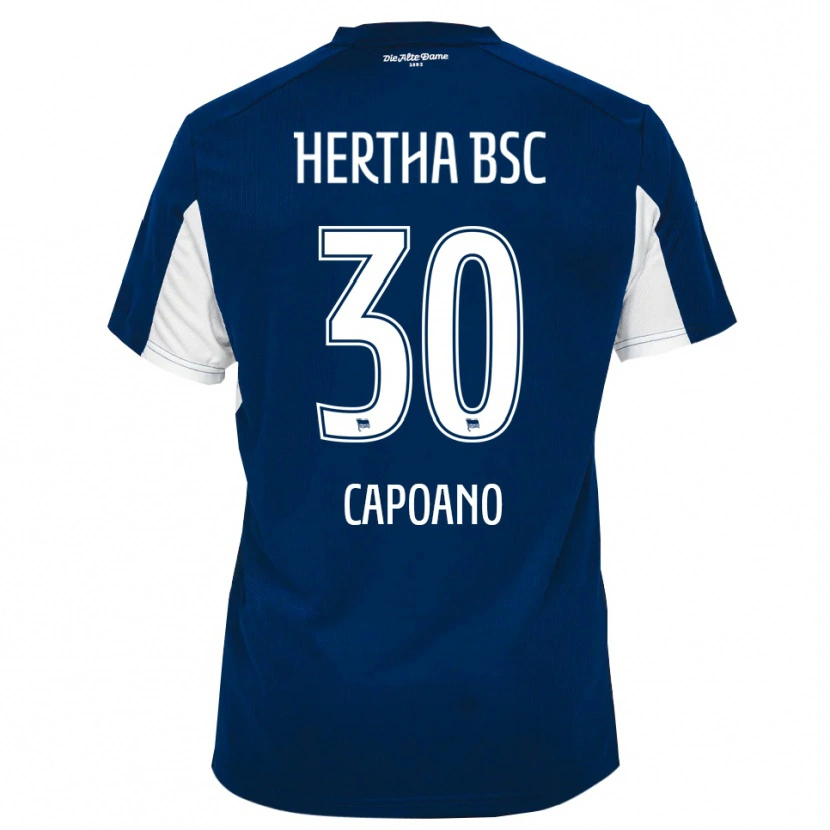 Danxen Criança Camisola Oscar Capoano #30 Branco Azul Principal 2025/26 Camisa