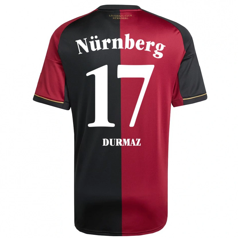 Danxen Criança Camisola Enes Durmaz #17 Borgonha Preto Principal 2025/26 Camisa