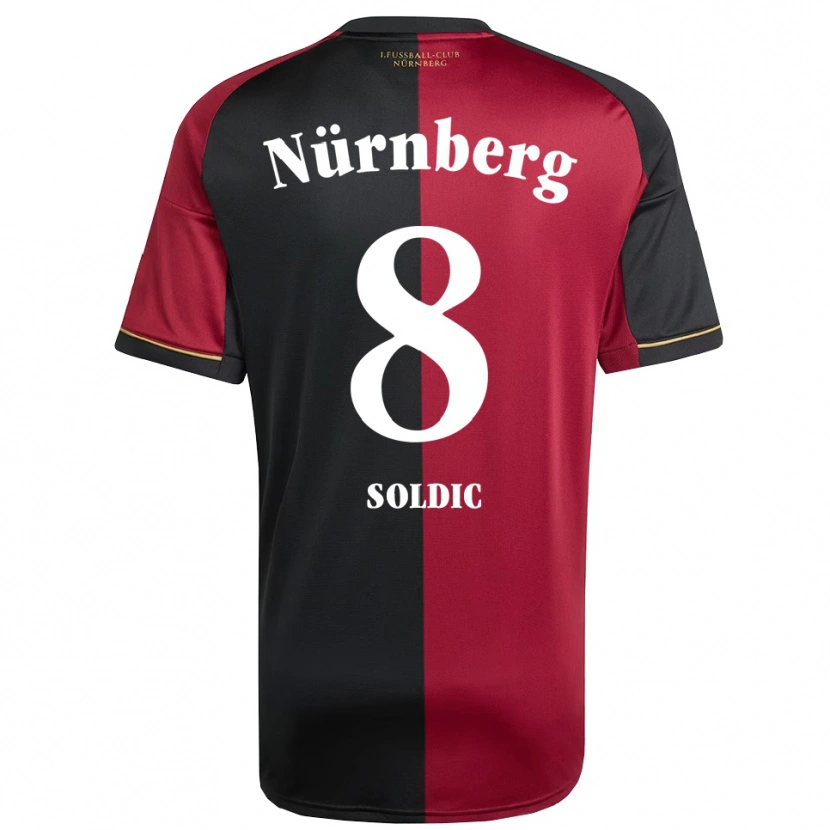 Danxen Criança Camisola Marko Soldic #8 Borgonha Preto Principal 2025/26 Camisa