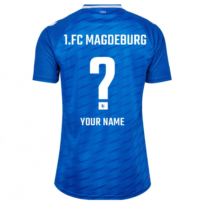 Danxen Criança Camisola Seu Nome #0 Azul Branco Principal 2025/26 Camisa