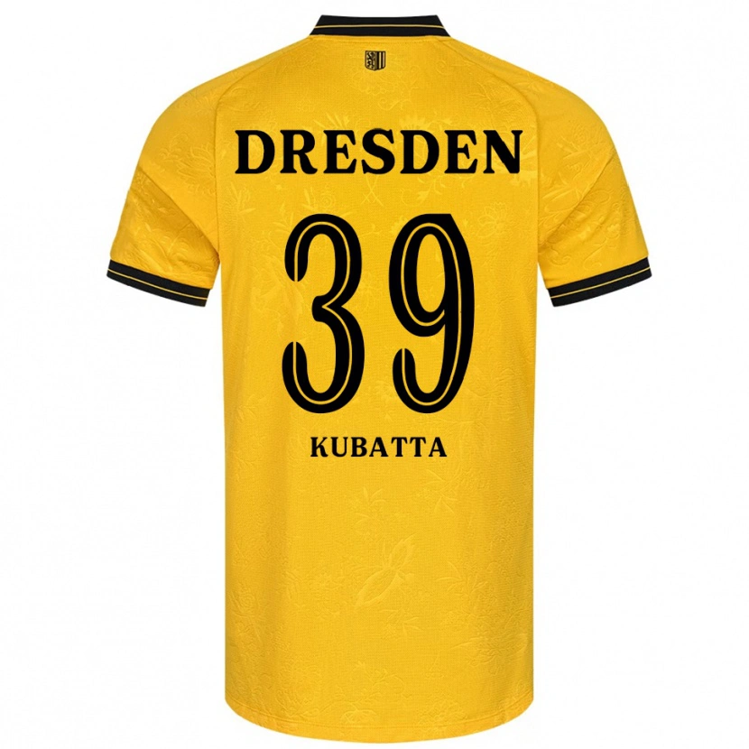 Danxen Criança Camisola David Kubatta #39 Amarelo Preto Principal 2025/26 Camisa