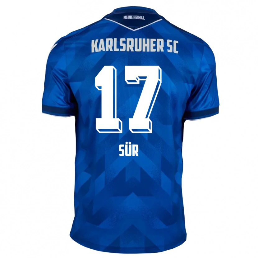 Danxen Criança Camisola Devin Sür #17 Azul Branco Principal 2025/26 Camisa